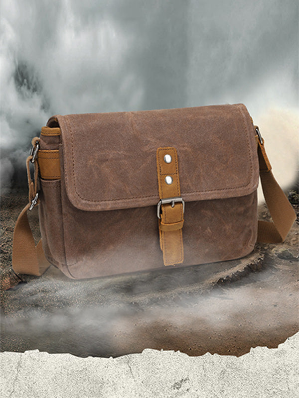 VAAGOON Bolsa de Cámara de Hombro Inspirada en el Vintage