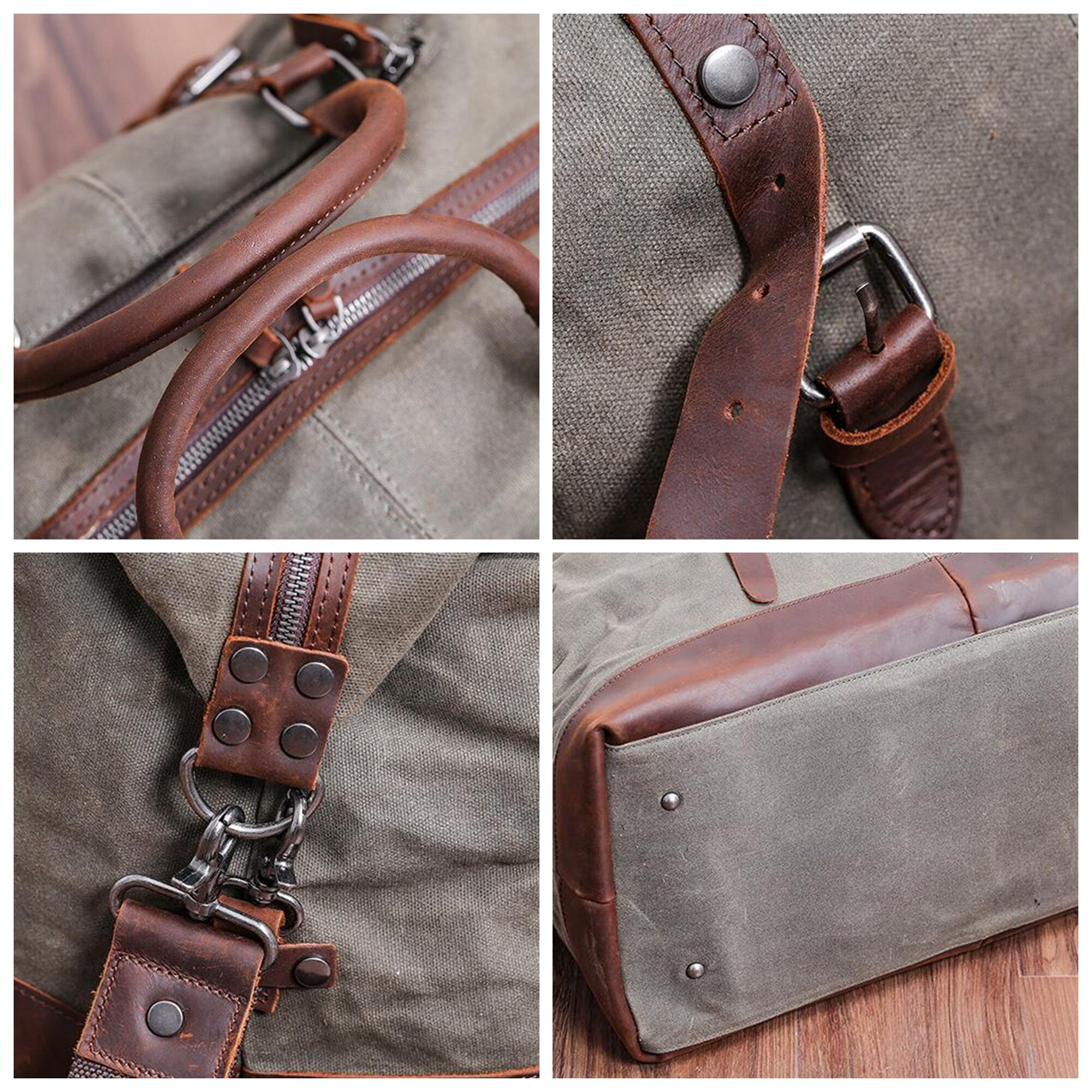 VAAGOON Bolsa Holdall de Inspiración Vintage